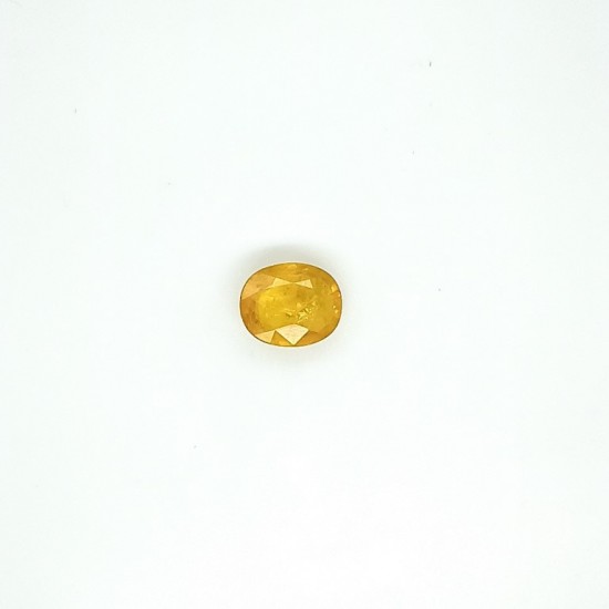 Yellow Sapphire (Pukhraj) 6.27 Ct Certified Yellow Sapphire (Pukhraj) 6.27 Ct Certified